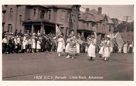 Little Rock. United Confederate Veterans parade, 1928