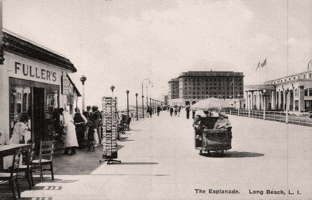 Long Beach, California. Esplanade, Commerce Fullers, 1930