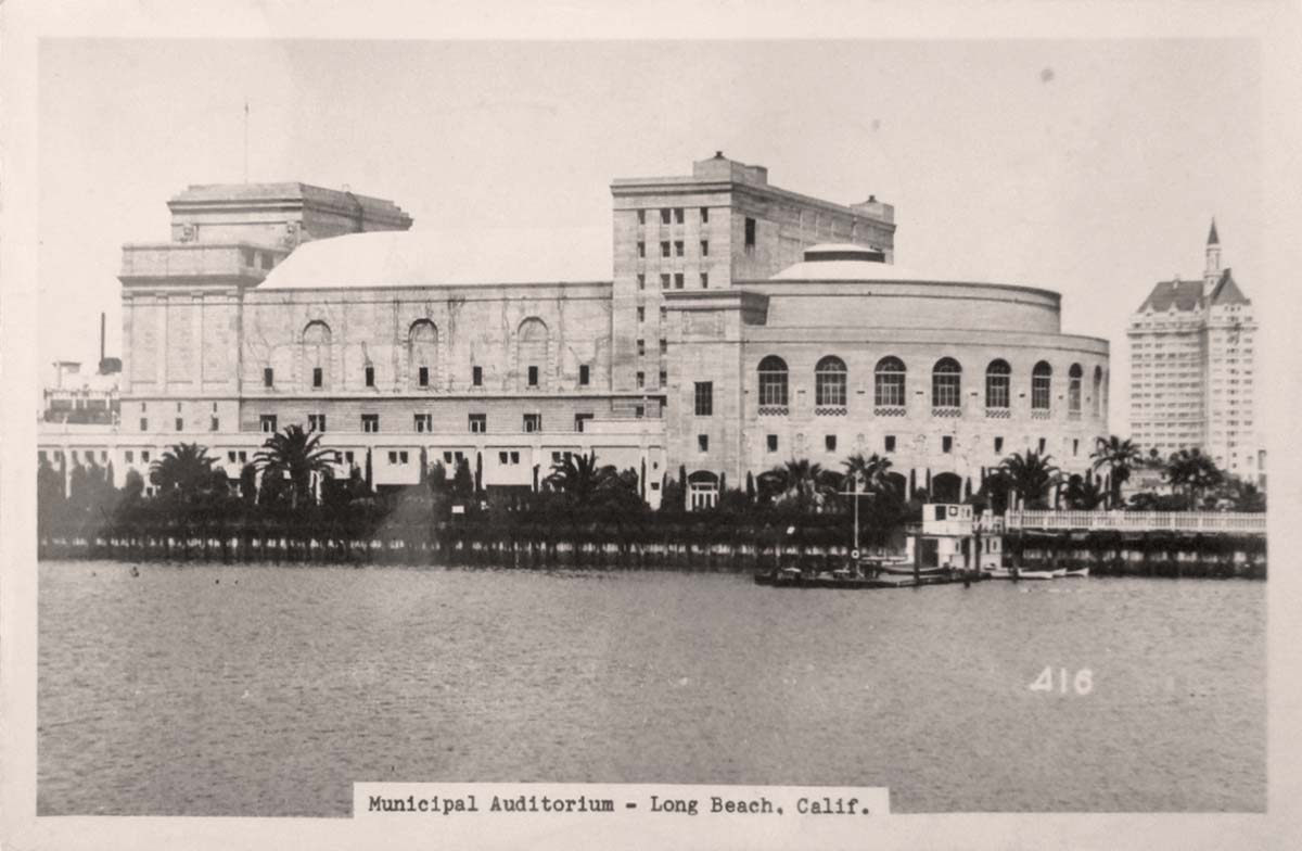 Long Beach, California. Municipal Auditorium, 1948