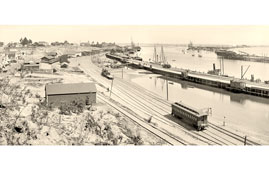 Los Angeles. The Harbor at San Pedro, circa 1899