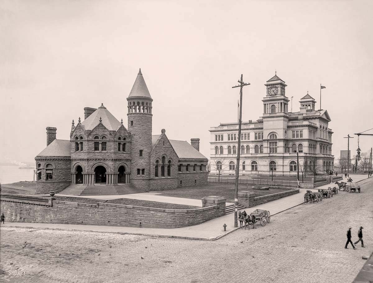 Memphis, Tennessee. Cossitt Library and Post Office, 1906