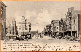 Memphis. Front Street, 1908