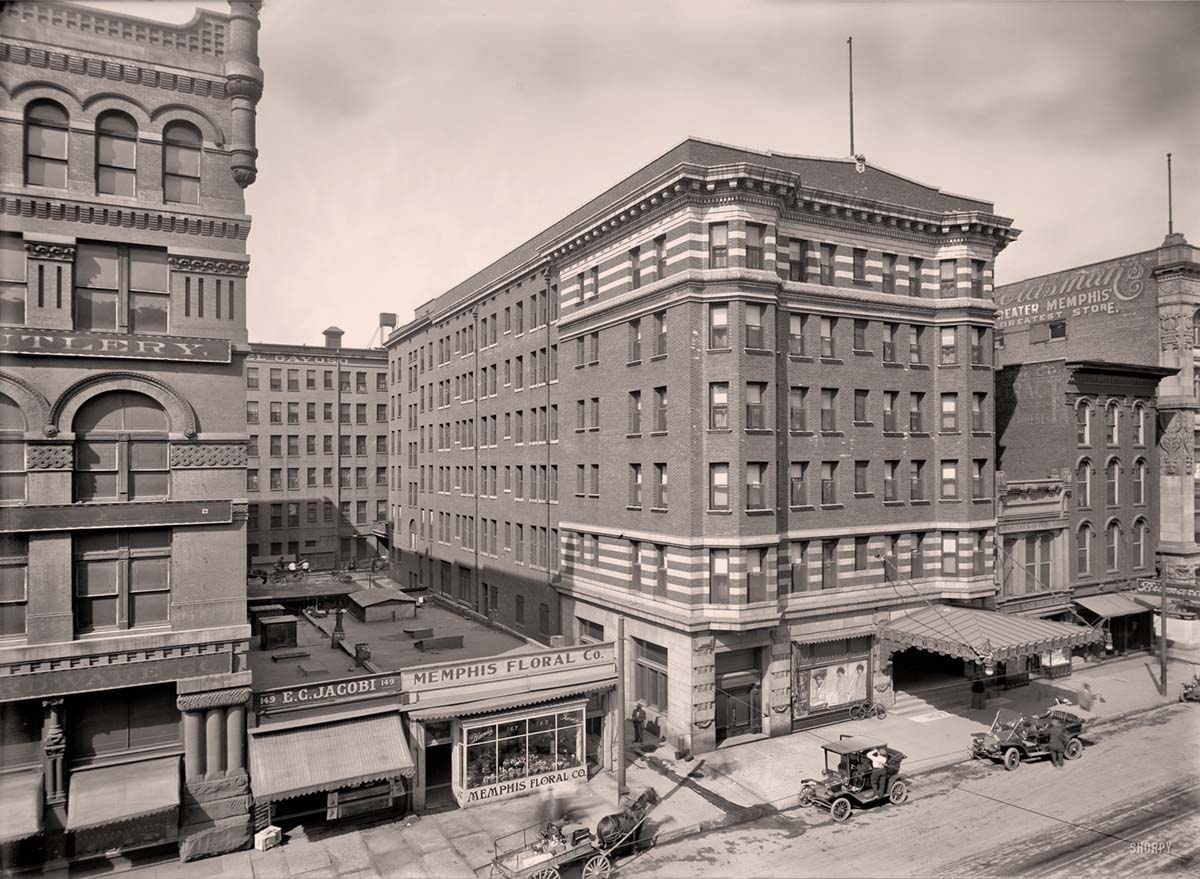 Memphis, Tennessee. Hotel Gayoso, circa 1910