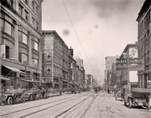 Memphis. Main Street, north from Gayoso Avenue, circa 1910