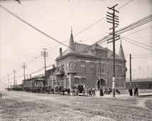 Memphis. Union Depot, Calhoun Street, circa 1907