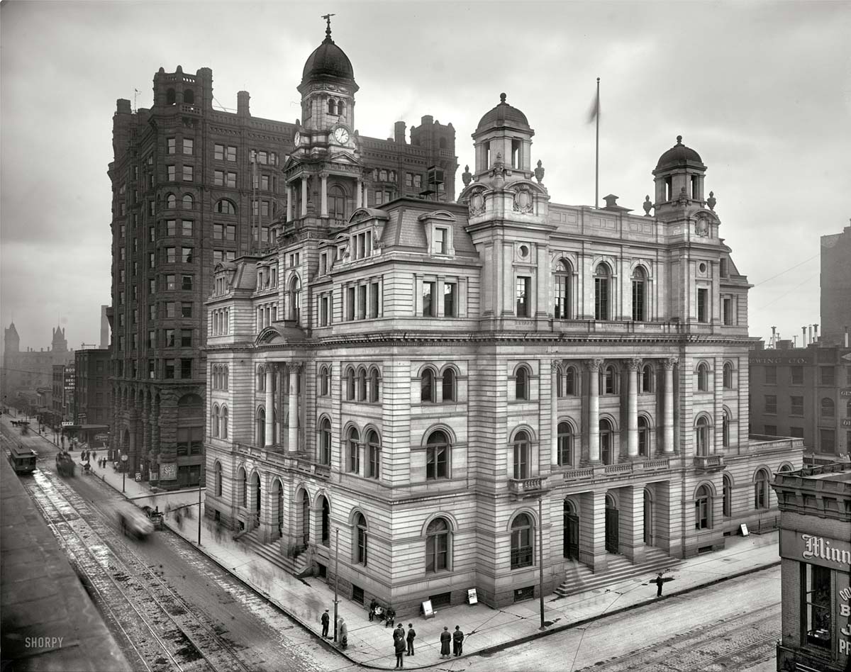 Minneapolis. Post Office, circa 1908