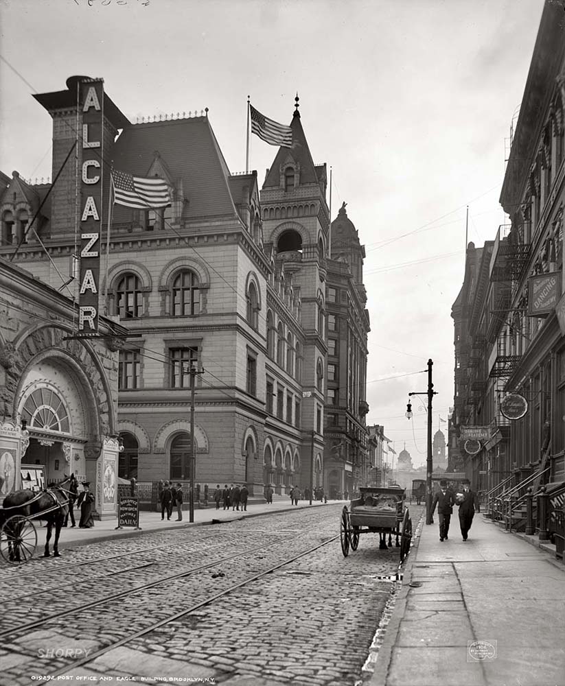 New York. Post Office and Eagle Building, Brooklyn, 1906