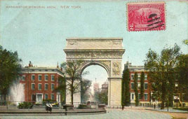 New York. Washington Memorial Arch, 1907