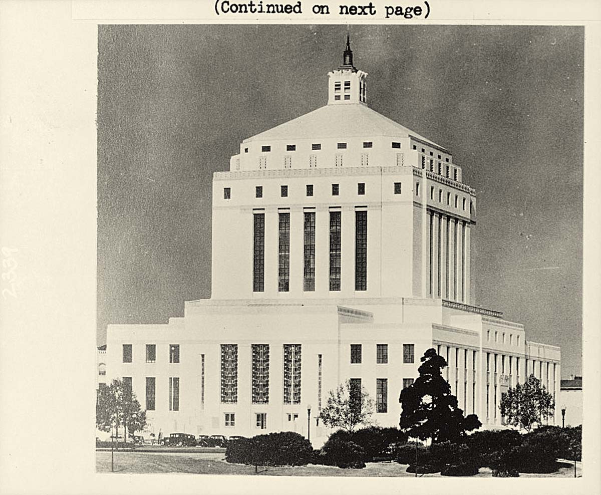 Oakland. Alameda County courthouse, 1939