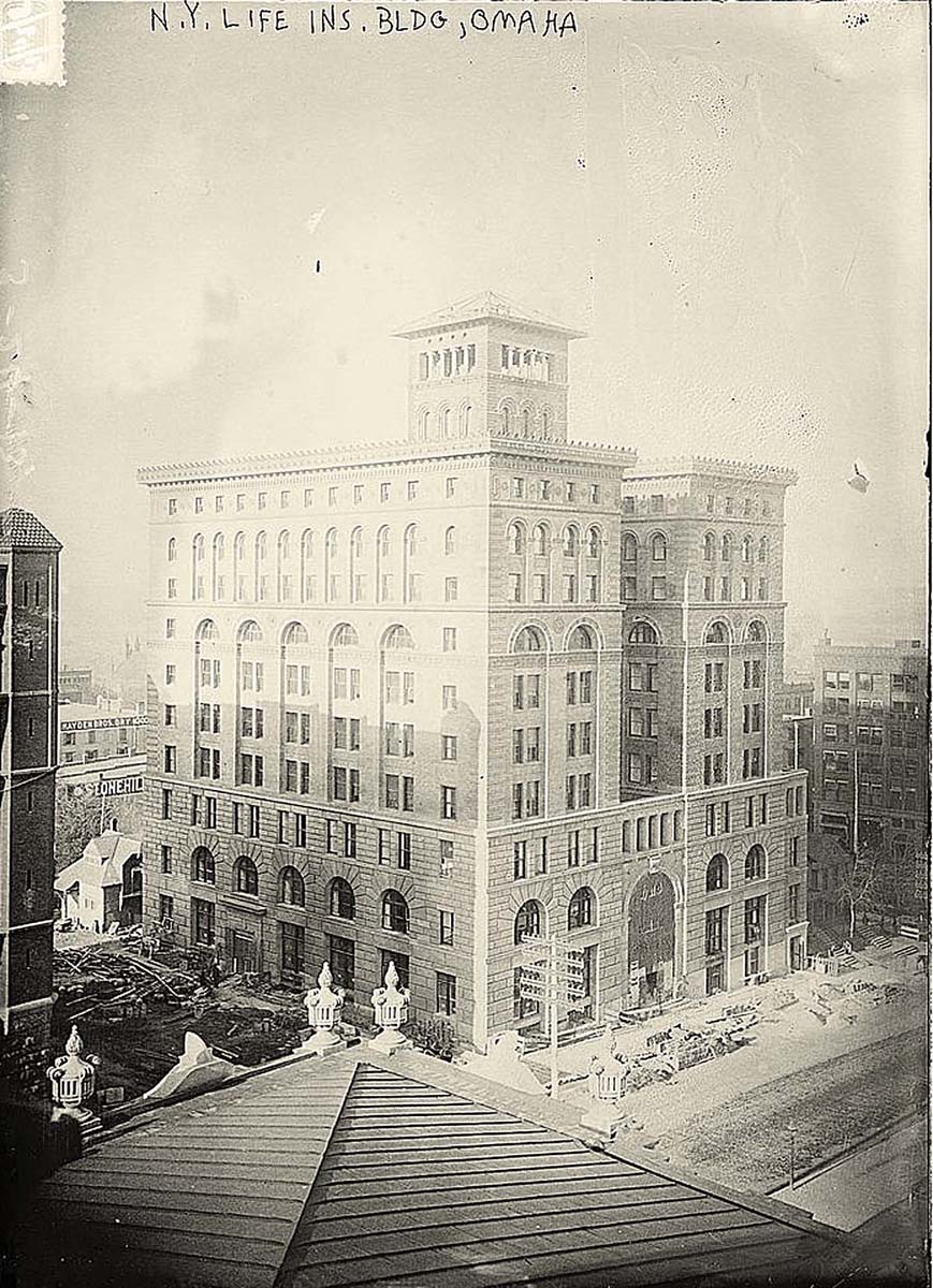 Omaha. New York Life Insurance Company Building, circa 1898