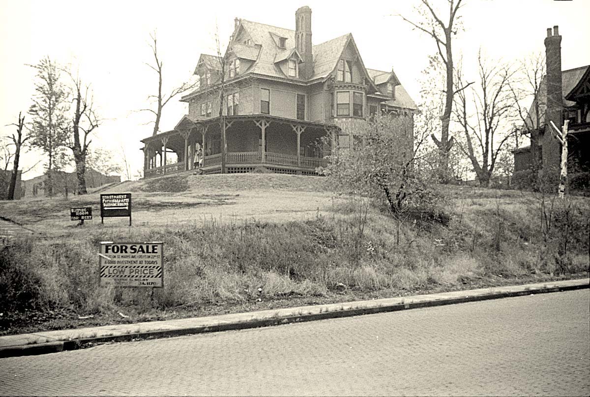 Omaha. Old house for sale, 1938