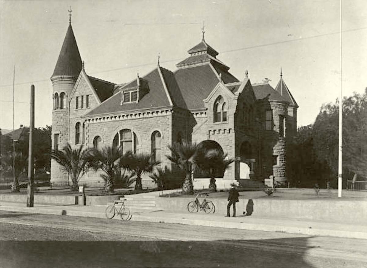 Pasadena. Public Library, 1890