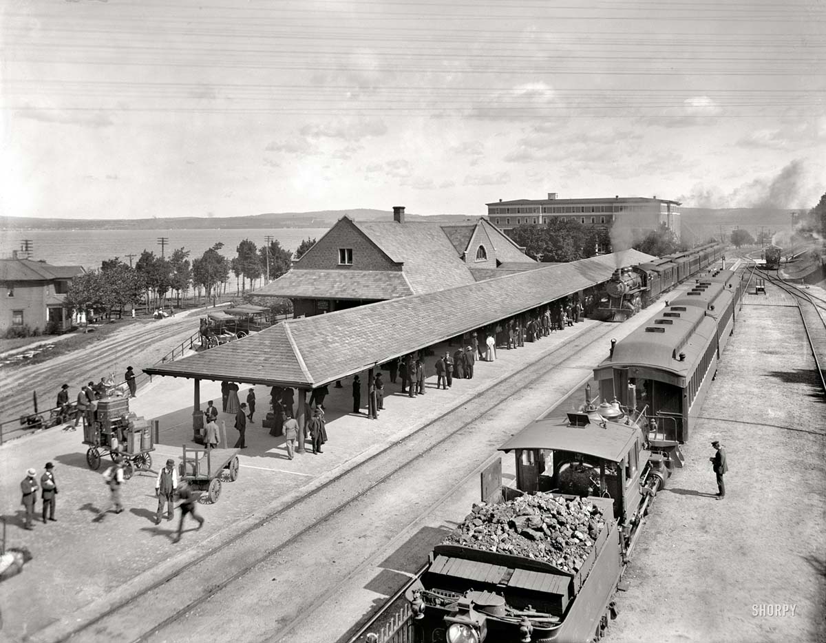 Petoskey. Railroad station, circa 1908