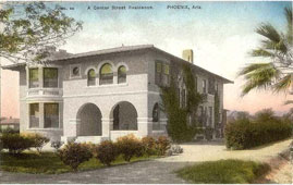 Phoenix. A Center Street Residence, 1900s