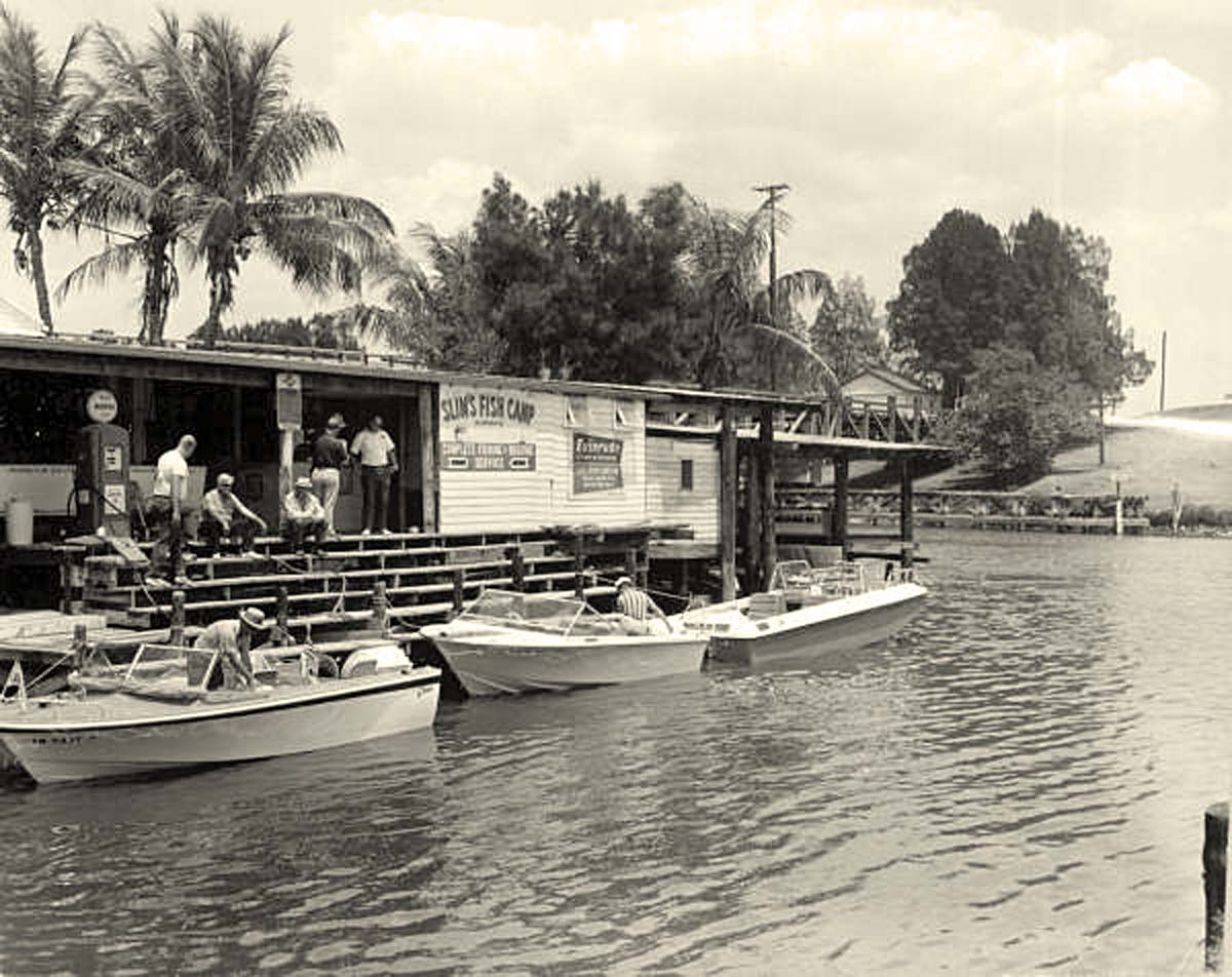 Port St Lucie. Motorboatists, 1967