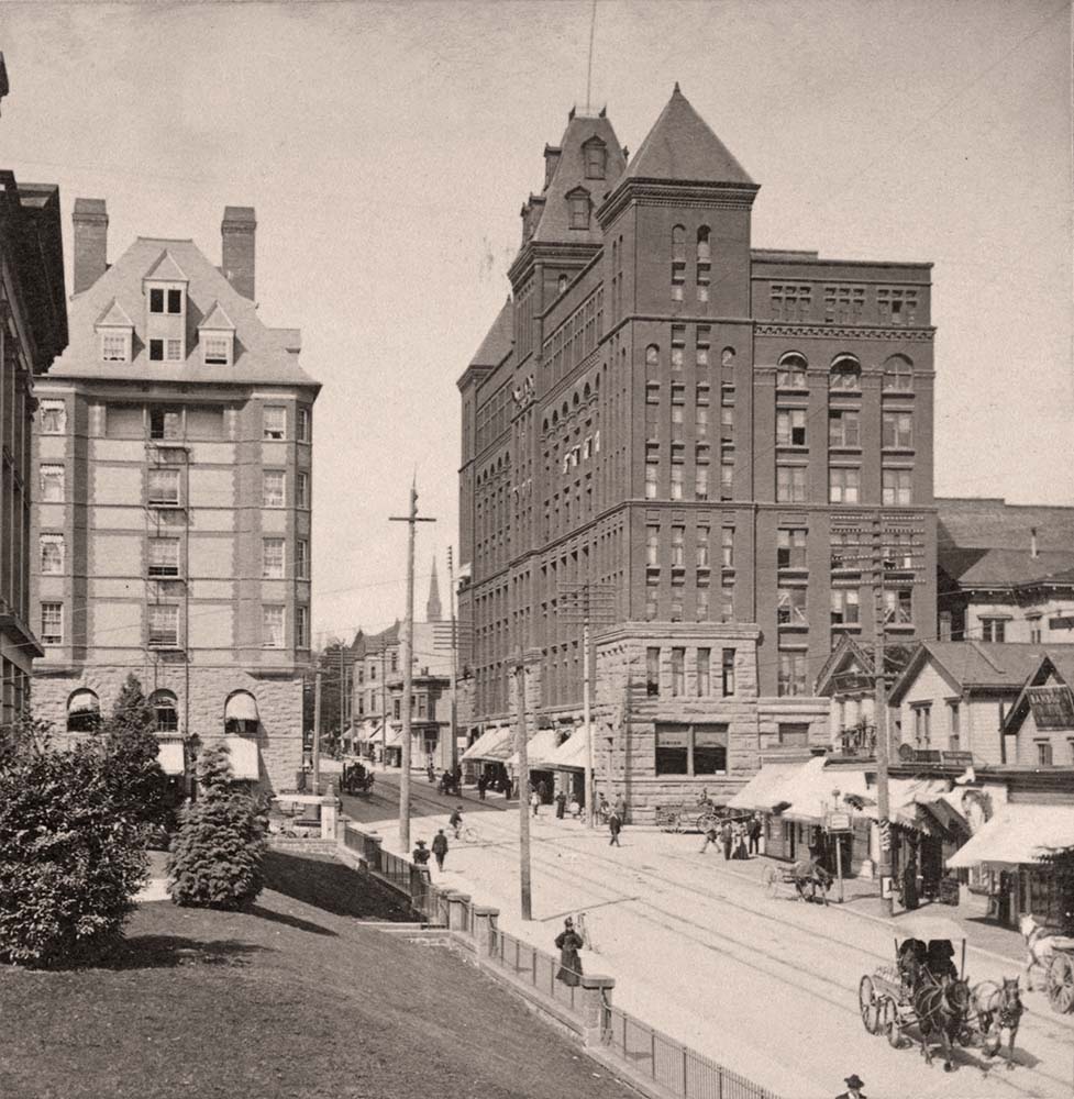 Portland, Oregon. Morrison Street, 1896