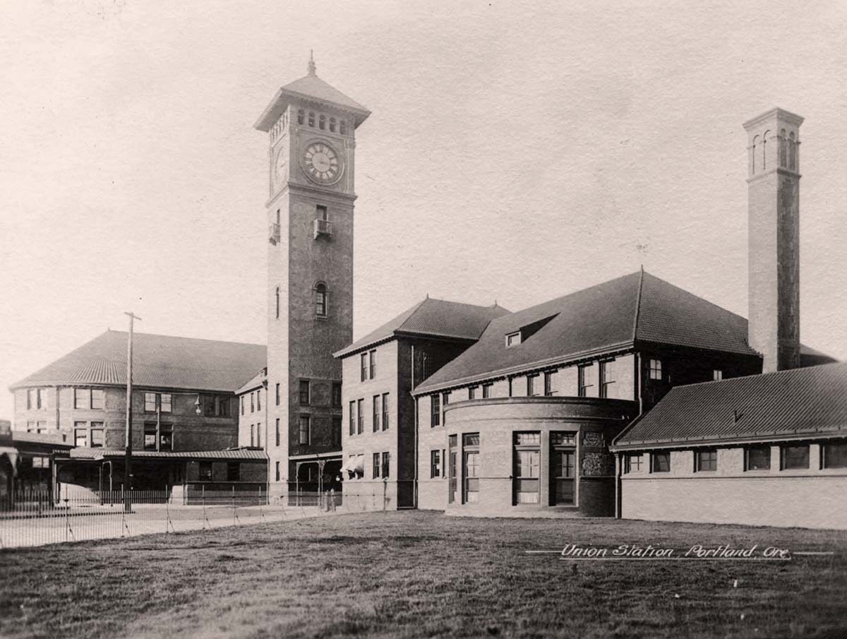 Portland, Oregon. Union Station, 1918