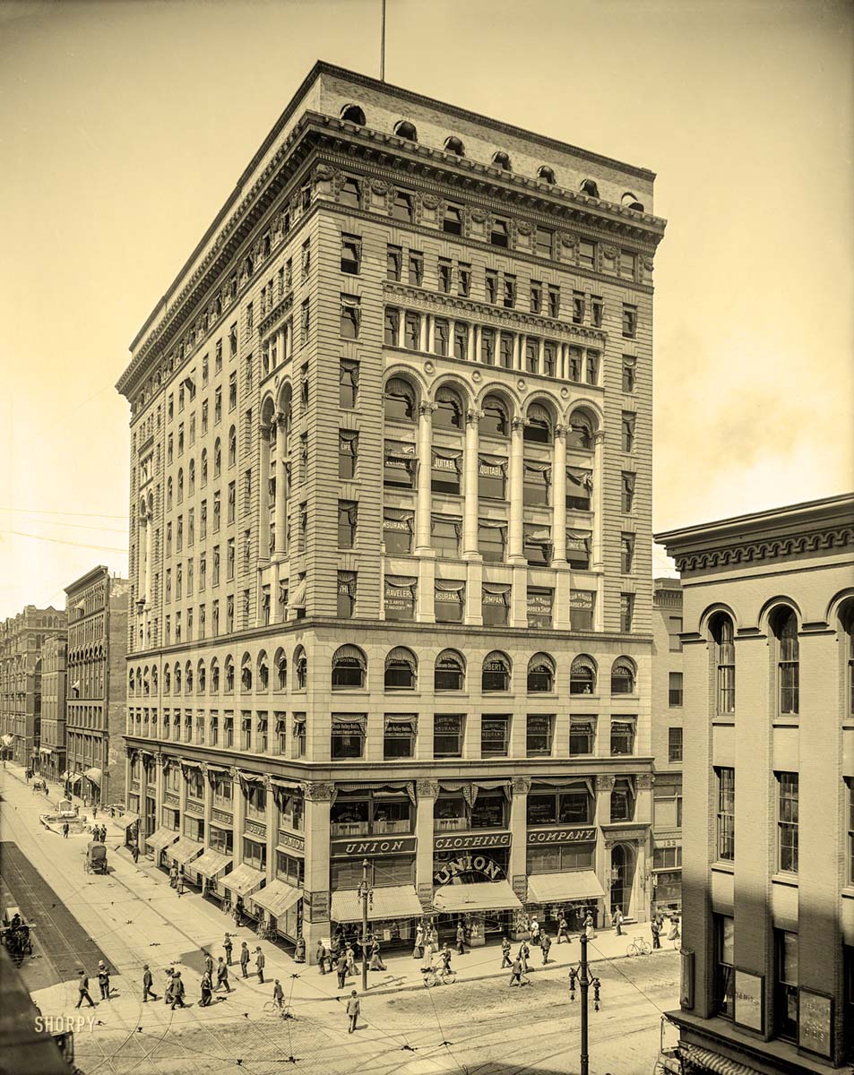 Rochester. Granite Building, Main Street & St. Paul, circa 1905