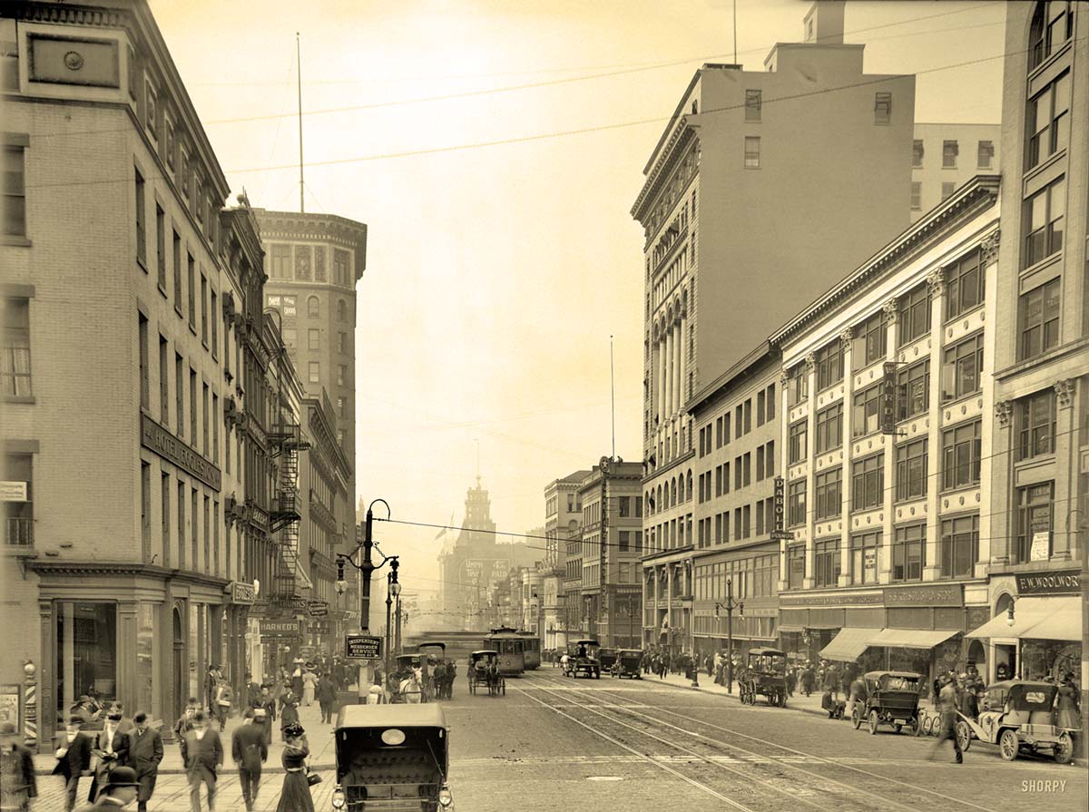 Rochester. Main Street, circa 1907