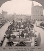 San Antonio. View of the Alamo Plaza, 1926