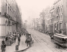 San Francisco. California Street from Sansome Street, 1890s