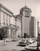 San Francisco. Fairmont and Mark Hopkins hotels, 1952
