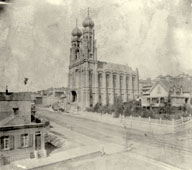 San Francisco. Jewish Synagogue, Congregation Emanu-El, Sutter Street, 1866