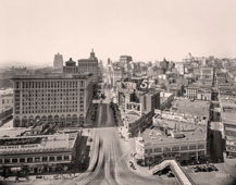 San Francisco. Market Street from Ferry Building, circa 1926