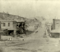 San Francisco. Mason Street, from Clay Street, looking North, 1866