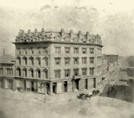 San Francisco. Third Street, from Market Street, 1866