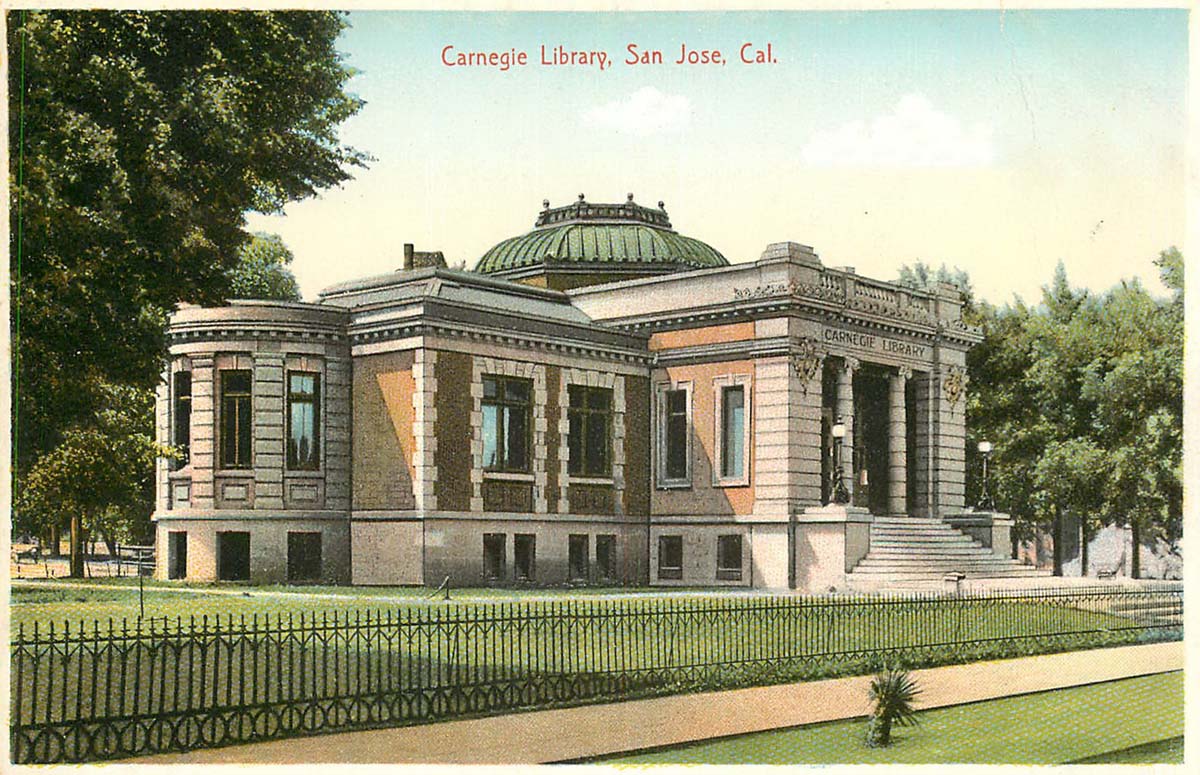 San Jose, California. Carnegie Library