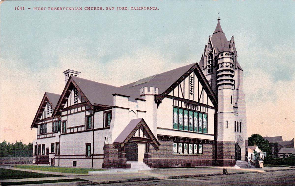 San Jose, California. First Presbyterian Church, 1910s