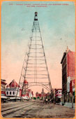San Jose. Market Street, Electric Tower, 1909