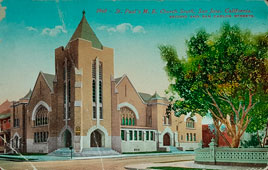 San Jose. St Paul's M.E. Church South, 1911