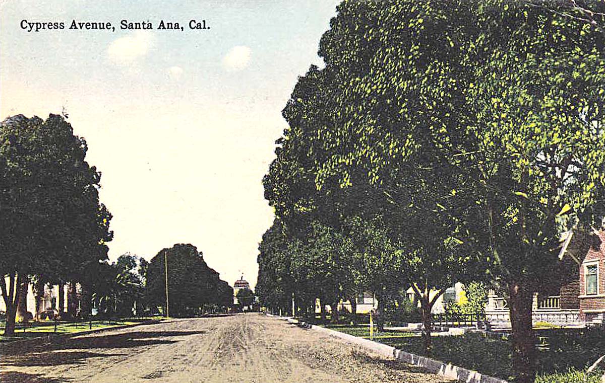 Santa Ana. Cypress Avenue, 1915