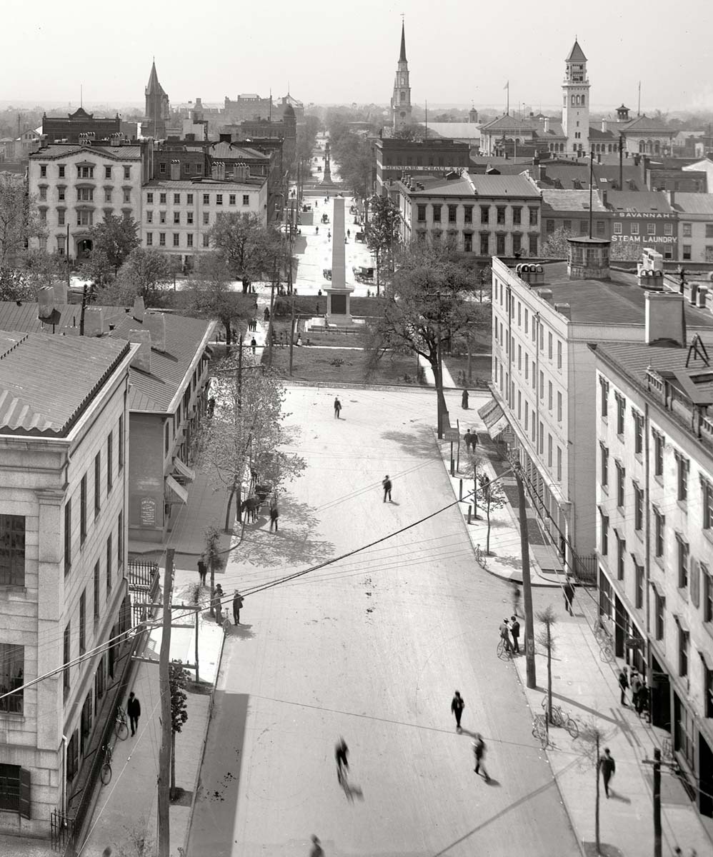 Savannah. Bull Street, circa 1901