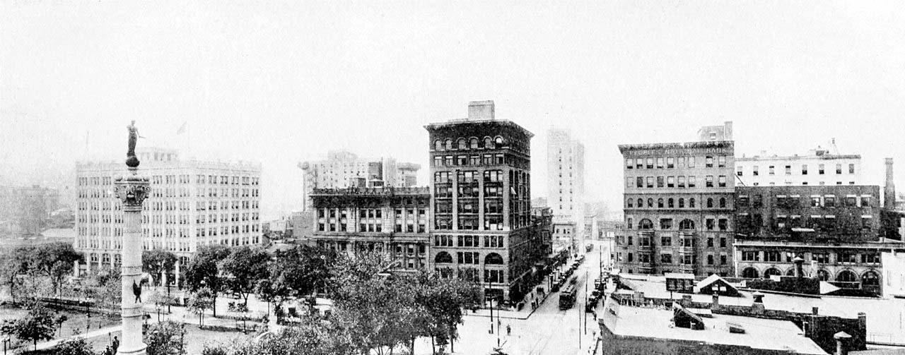 Scranton. A view of city, 1921