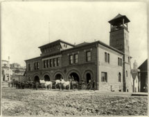 Seattle. Fire Department Headquarters, No. 168, circa 1890