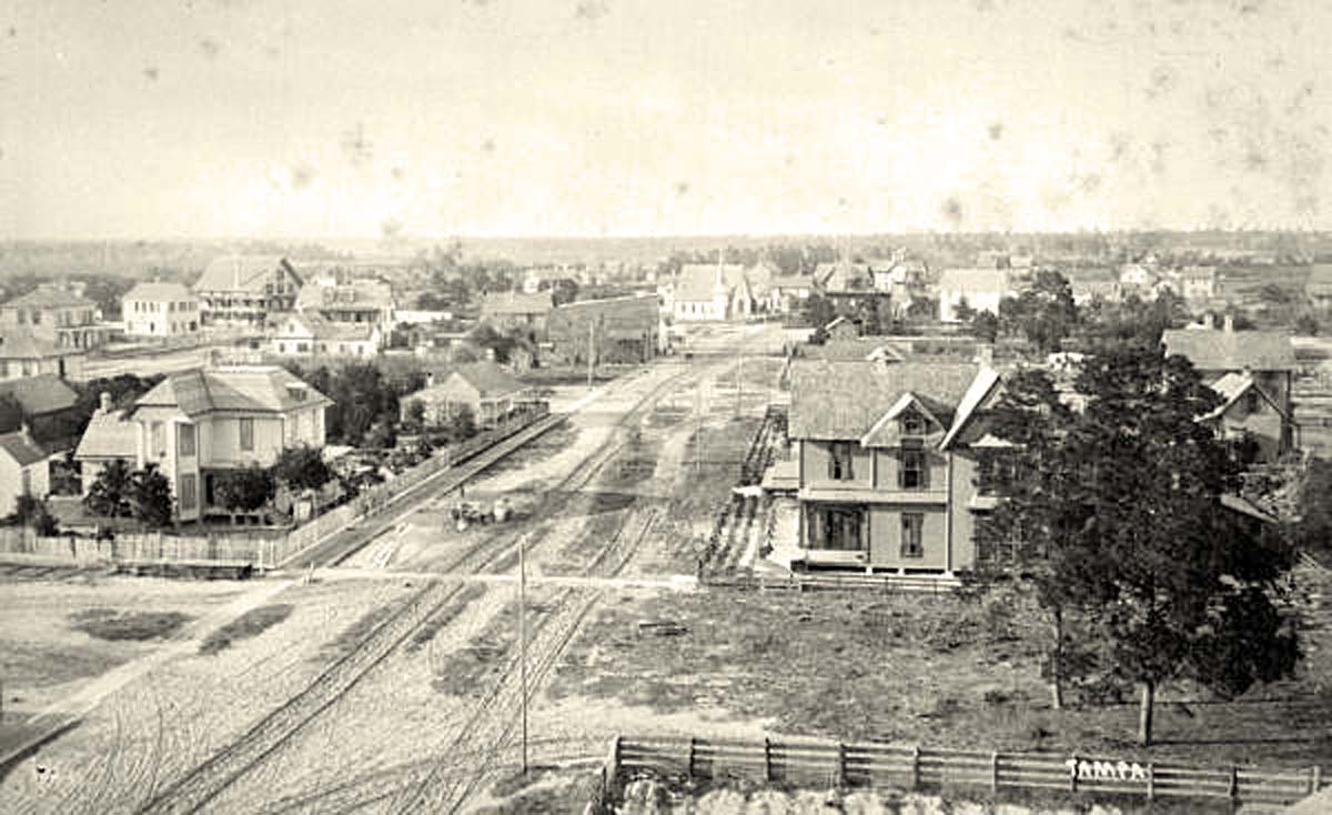 Tampa. View of North Tampa, circa 1880
