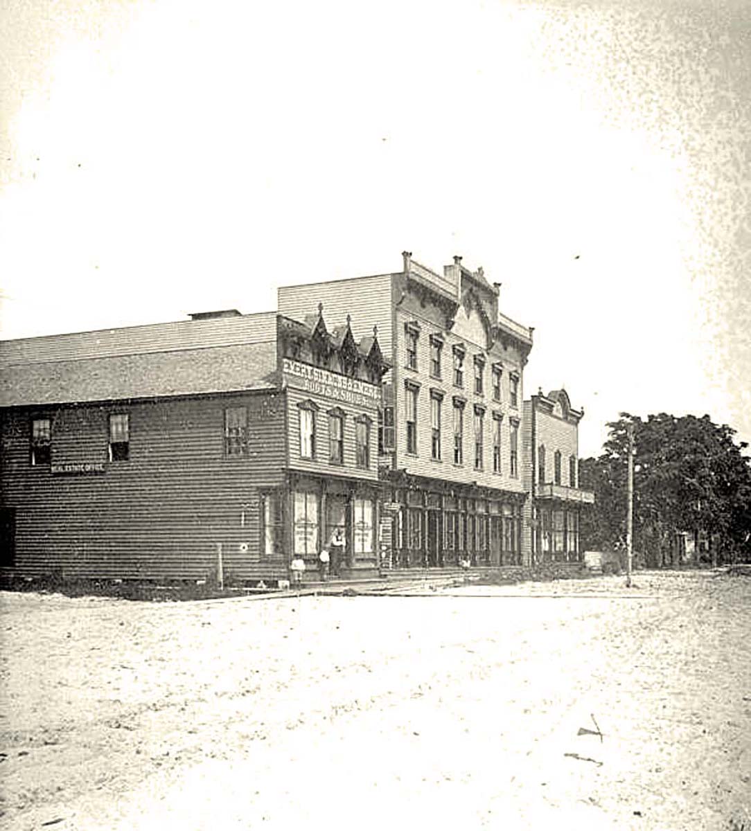 Tampa. View of the opera house, circa 1870