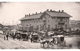 Topeka. Depot, 1876