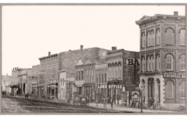 Topeka. Kansas Avenue, 1868