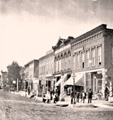 Topeka. Kansas Avenue, Turn Halle, Furniture, Crockery, 1879