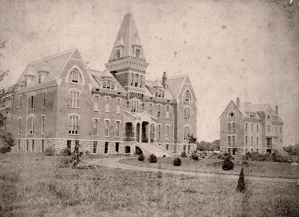 Topeka, Kansas. State Industrial School for Boys, Main building, 1890s