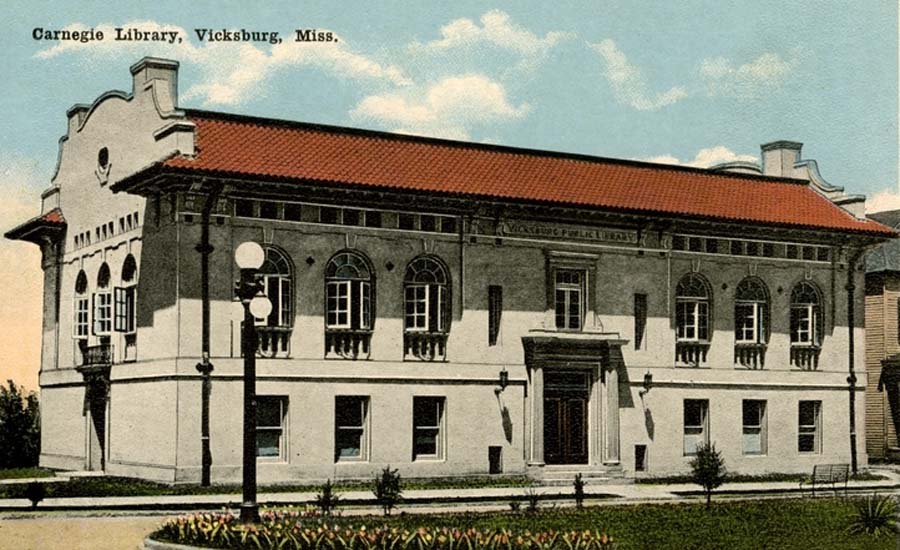 Vicksburg. Carnegie Library, circa 1920