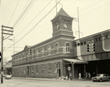 Wilmington. Pennsylvania Railroad Improvements, Wilmington Train Station, Front and French Streets, possibly 1968