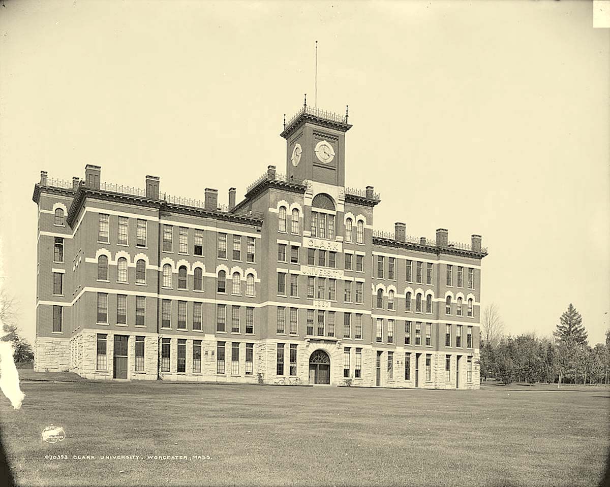 Worcester. Clark University, 1908