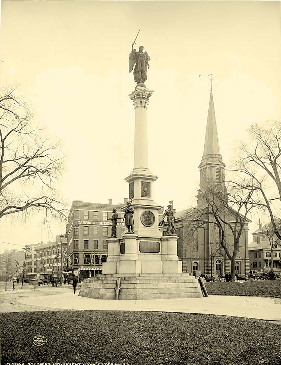 Worcester. Soldiers' Monument, 1906