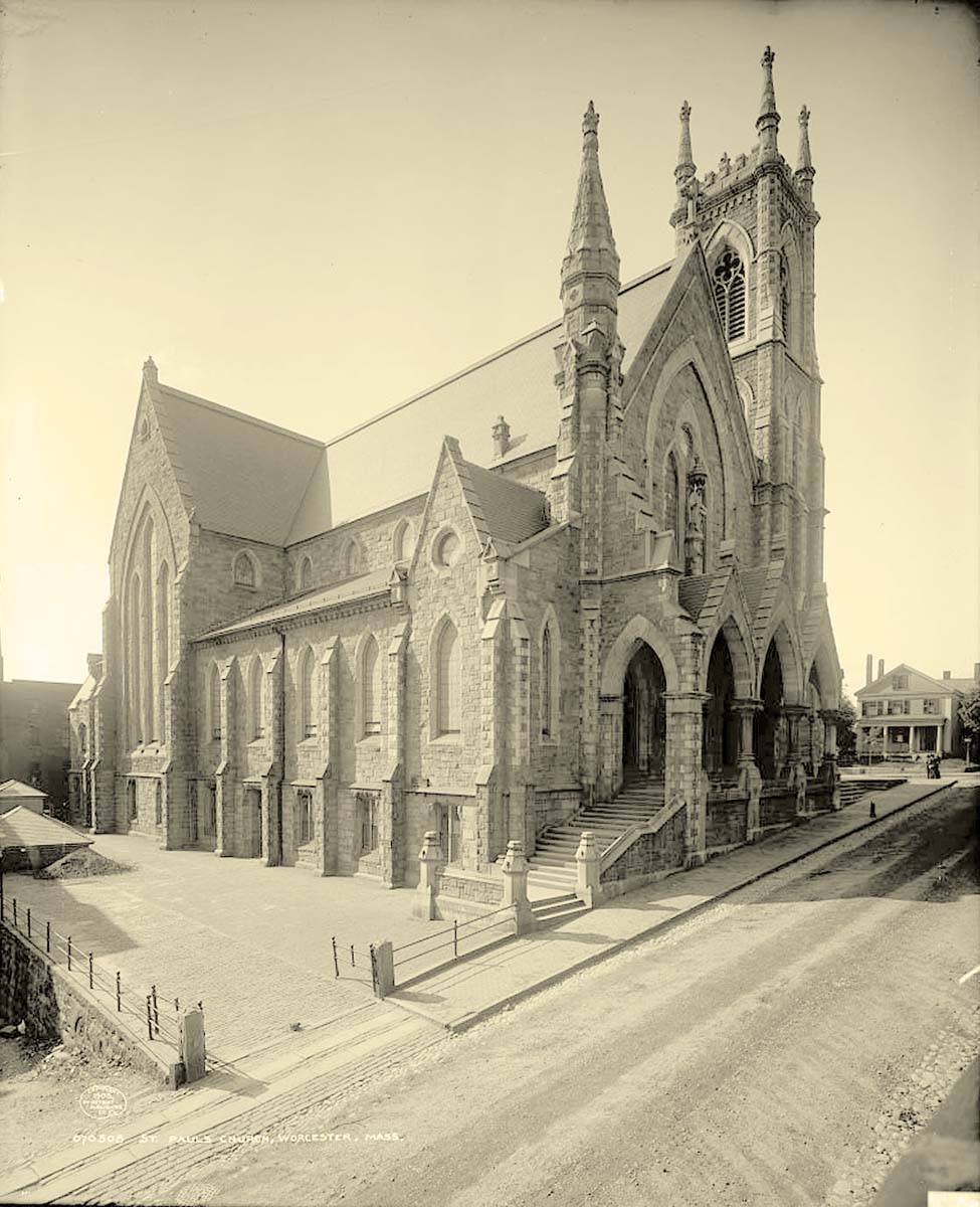 Worcester. St. Paul's Church, 1908