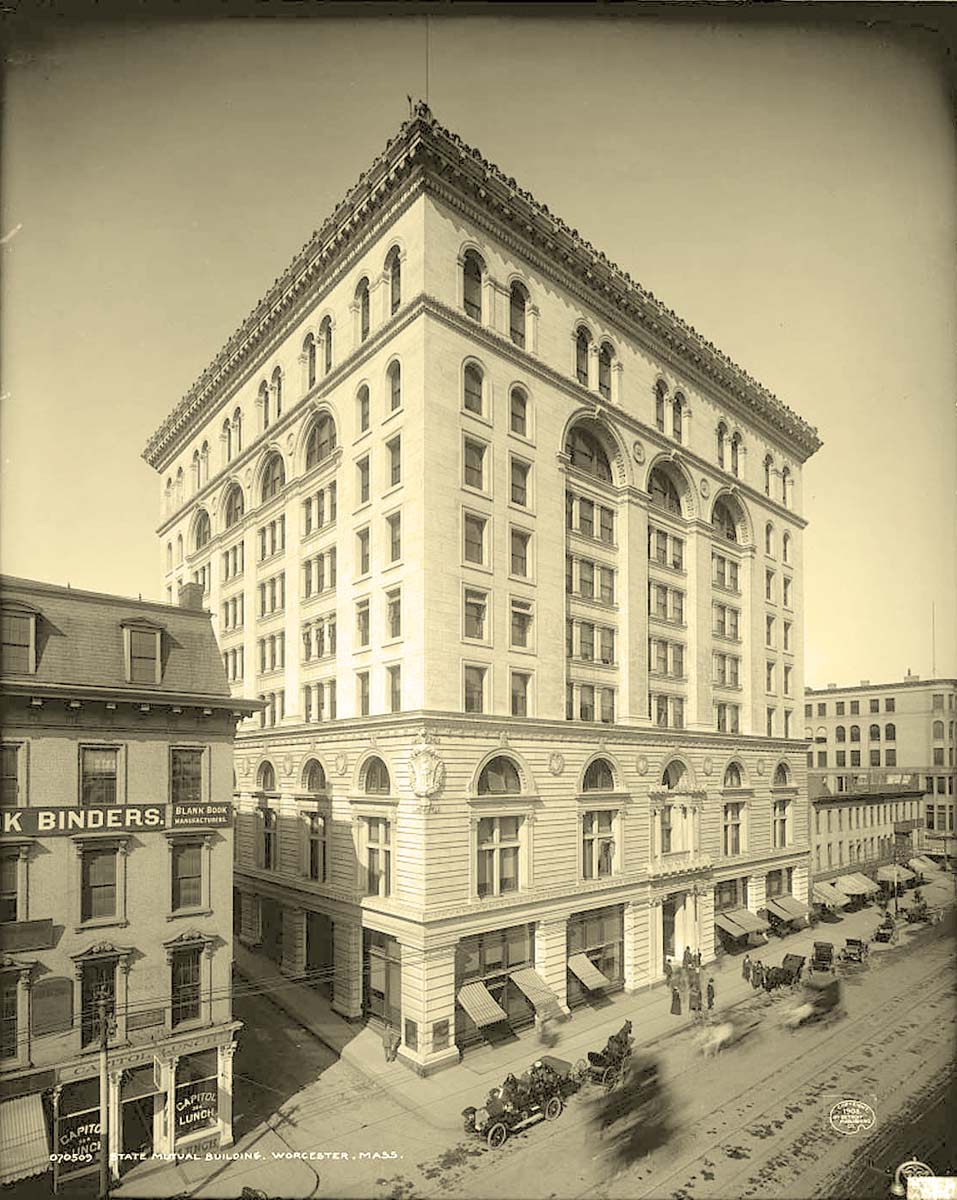 Worcester. State Mutual Building, 1908